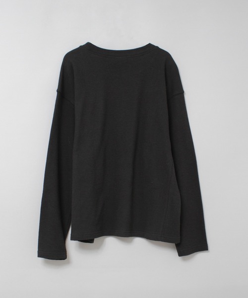 RNA-N（アールエヌエーエヌ）の「M2535 ブロックインレイロングスリーブブルオーバー（Tシャツ/カットソー・レディース・ブラック/バーガンディー/キナリ・FREE）」の14枚目の写真