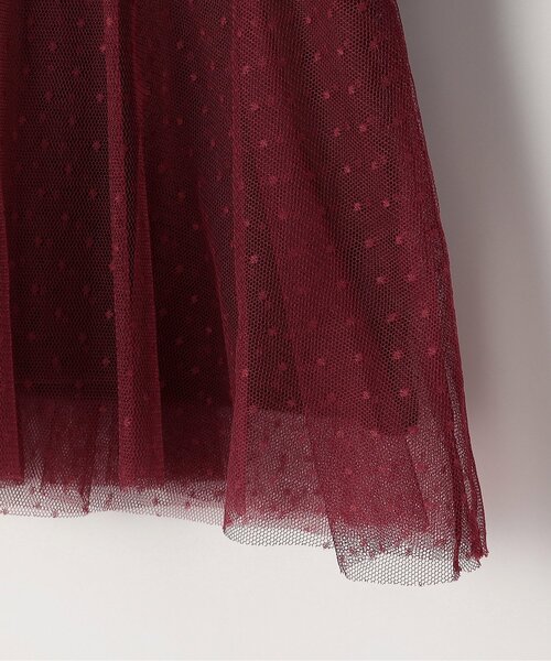 p.premier（ピードットプルミエ）の「【ジュニア対応】ドットチュールフリルビスチェドッキングトレーナー（スウェット・キッズ・アイボリー/サックスブルー/チャコール/ブラウン・80/90/100/110/120/130/140）」の16枚目の写真