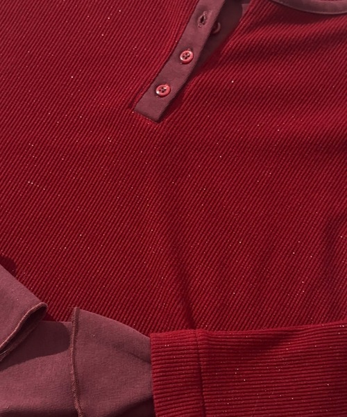 bell sleeve rib tops / ベルスリーブリブトップス（Tシャツ