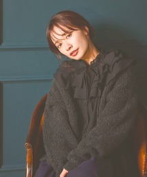 mysty woman | ブークレVネックカーディガン 575275(カーディガン/ボレロ)