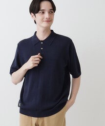 Dessin（デッサン）の「【洗える】襟付き半袖ニット（ニット/セーター）」