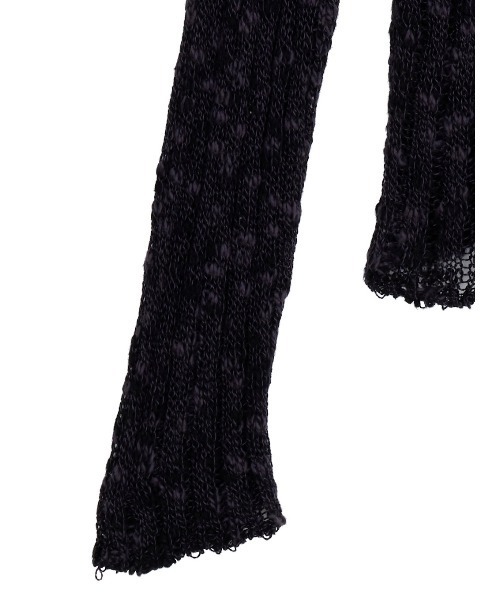 Ameri（アメリ）の「MELANGE NEP KNIT TOP（ニット/セーター・レディース・ブラック/ホワイト/ライム・FREE）」の19枚目の写真