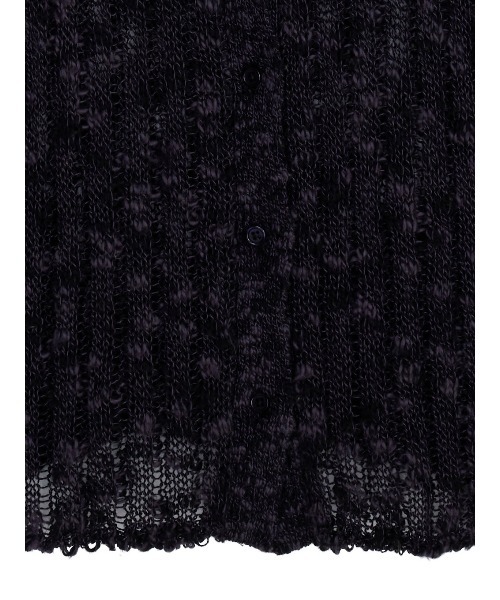 Ameri（アメリ）の「MELANGE NEP KNIT TOP（ニット/セーター・レディース・ブラック/ホワイト/ライム・FREE）」の20枚目の写真