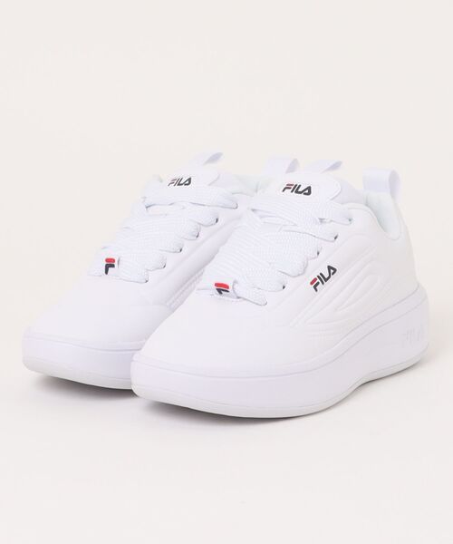 FILA(フィラ)の「FILA フィラ SUPERBUBBLE スーパーバブル 5RM02983H125 White(スニーカー・レディース・ホワイト・23.0cm/23.5cm/24.0cm/24.5cm/25.0cm/25.5cm/26.0cm)」の1枚目の写真