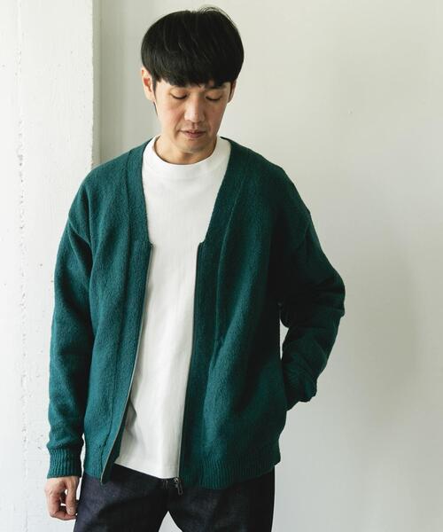 URBAN RESEARCH DOORS(アーバンリサーチドアーズ)の「AIR FIT Vネックカーディガン(カーディガン/ボレロ・メンズ・ブラック/グリーン/ブラウン・MEDIUM/LARGE)」の20枚目の写真