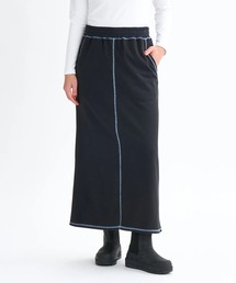 ROXY（ロキシー）の「JIVY SKIRTS /ロキシーロゴワンポイントカラーステッチウエストゴムロングスカート（スカート）」