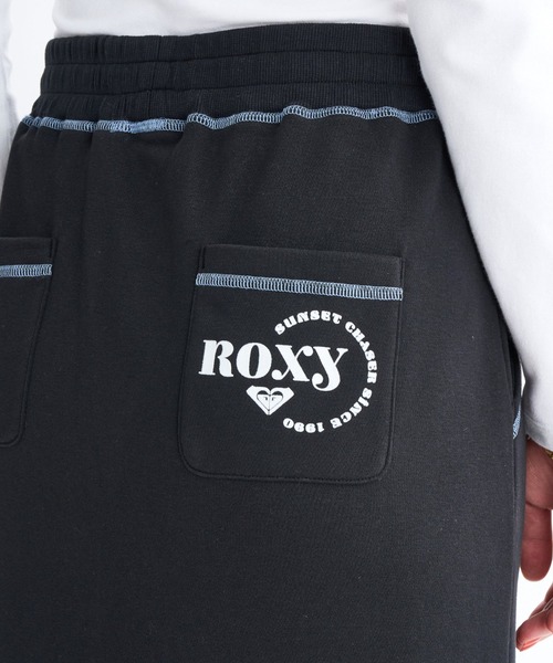 ROXY（ロキシー）の「JIVY SKIRTS /ロキシーロゴワンポイントカラーステッチウエストゴムロングスカート（スカート・レディース・ナチュラル/ブラック/ブラウン・SMALL/MEDIUM/LARGE）」の10枚目の写真