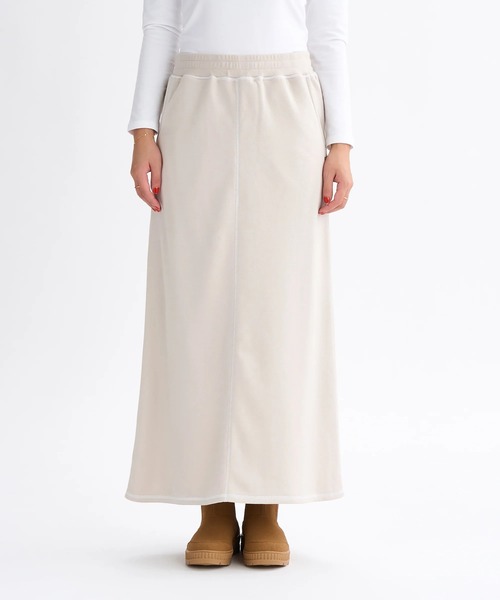 ROXY（ロキシー）の「JIVY SKIRTS /ロキシーロゴワンポイントカラーステッチウエストゴムロングスカート（スカート・レディース・ナチュラル/ブラック/ブラウン・SMALL/MEDIUM/LARGE）」の16枚目の写真