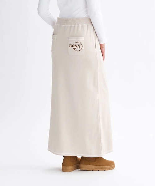 ROXY（ロキシー）の「JIVY SKIRTS /ロキシーロゴワンポイントカラーステッチウエストゴムロングスカート（スカート・レディース・ナチュラル/ブラック/ブラウン・SMALL/MEDIUM/LARGE）」の17枚目の写真