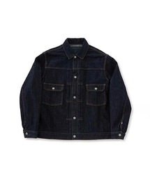 BLUE BLUE（ブルーブルー）の「スーピマセルビッチデニム 2nd タイプ トラッカージャケット（デニムジャケット）」