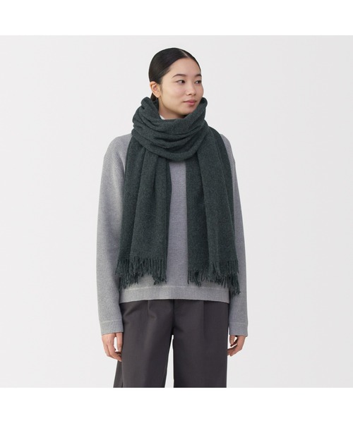 ふっくらウール 大判ストール（薄手）（ストール/ショール）｜無印良品