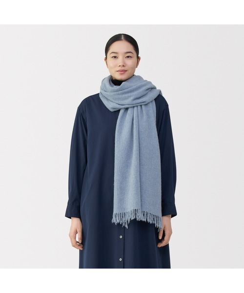 ふっくらウール 大判ストール（薄手）（ストール/ショール）｜無印良品
