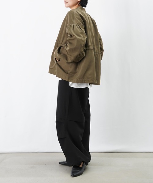 LUCA/LADY LUCK LUCA（ルカ/レディラックルカ）の「LC/LLL ギャザーブルゾン【セットアップ着用可】（ブルゾン・レディース・ブラック/カーキ/ベージュ・FREE）」の17枚目の写真