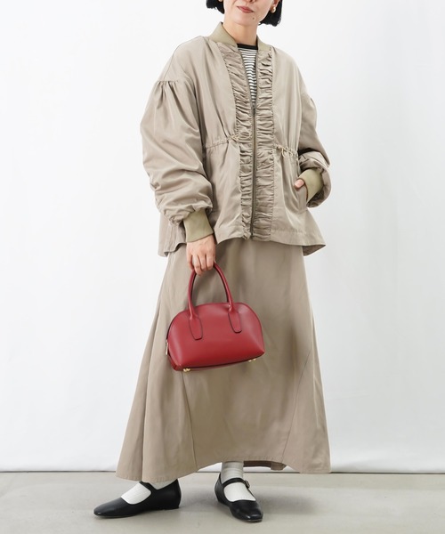 セール】LC/LLL ギャザーブルゾン【セットアップ着用可】（ブルゾン