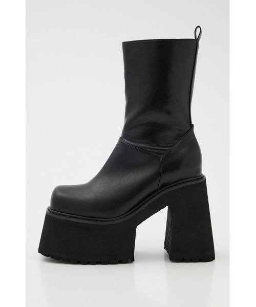 SLY（スライ）の「VOLUME CHUNKY SOLE M/BOOTS ボリューム チャンキーソール ミドルブーツ（ブーツ・レディース・ブラウン/ブラック・SMALL/MEDIUM/LARGE）」の3枚目の写真