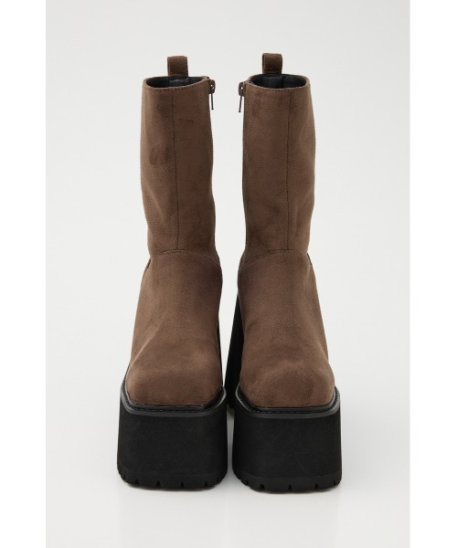 SLY（スライ）の「VOLUME CHUNKY SOLE M/BOOTS ボリューム チャンキーソール ミドルブーツ（ブーツ・レディース・ブラウン/ブラック・SMALL/MEDIUM/LARGE）」の16枚目の写真