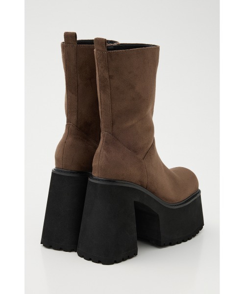 SLY（スライ）の「VOLUME CHUNKY SOLE M/BOOTS ボリューム チャンキーソール ミドルブーツ（ブーツ・レディース・ブラウン/ブラック・SMALL/MEDIUM/LARGE）」の17枚目の写真