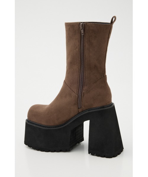 SLY（スライ）の「VOLUME CHUNKY SOLE M/BOOTS ボリューム チャンキーソール ミドルブーツ（ブーツ・レディース・ブラウン/ブラック・SMALL/MEDIUM/LARGE）」の21枚目の写真