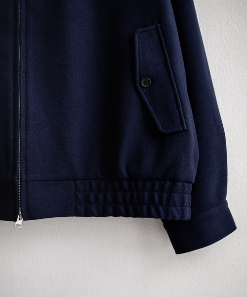 Rocky Monroe(ロッキーモンロー)の「【セットアップ】T/Mショート丈ハリントンジャケット&ワイドイージーパンツ無地/チェックセットアップ(セットアップ・メンズ・ブラウン/チェック/チャコール/ネイビー/ブラック/グレイッシュベージュ・M/L/XL)」の13枚目の写真