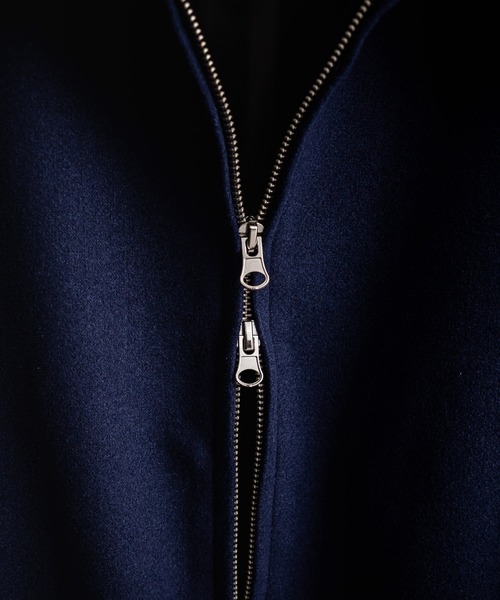 Rocky Monroe(ロッキーモンロー)の「【セットアップ】T/Mショート丈ハリントンジャケット&ワイドイージーパンツ無地/チェックセットアップ(セットアップ・メンズ・ブラウン/チェック/チャコール/ネイビー/ブラック/グレイッシュベージュ・M/L/XL)」の8枚目の写真