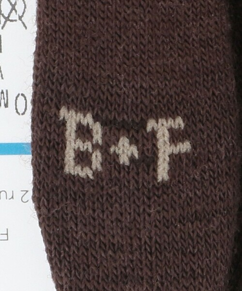 BLEU FORET（ブルーフォレ）の「＜BLEU FORET＞ 6970 SOLID KNEEHIGHS（ソックス/靴下・レディース・ブラック/ダークブラウン・FREE）」の4枚目の写真