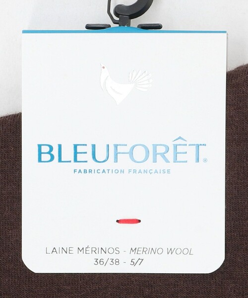 BLEU FORET（ブルーフォレ）の「＜BLEU FORET＞ 6970 SOLID KNEEHIGHS（ソックス/靴下・レディース・ブラック/ダークブラウン・FREE）」の10枚目の写真