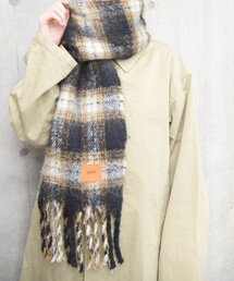 SHIPS | 【WEB限定】SHIPS: オンブレチェック ボリューム マフラー(マフラー)