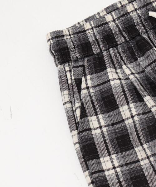 dispark（ディスパーク）の「DISPARK/ワイドルーズチェックパンツ（スラックス・レディース・ネイビー/ブラック・FREE）」の15枚目の写真