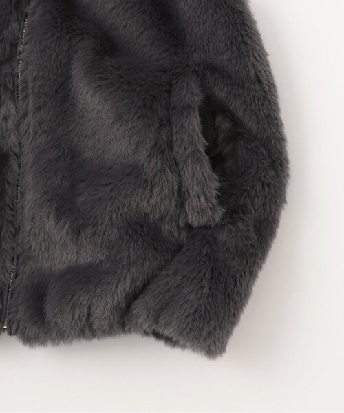 セール】フェイクファーリバーシブルフードベスト（ベスト）｜kate