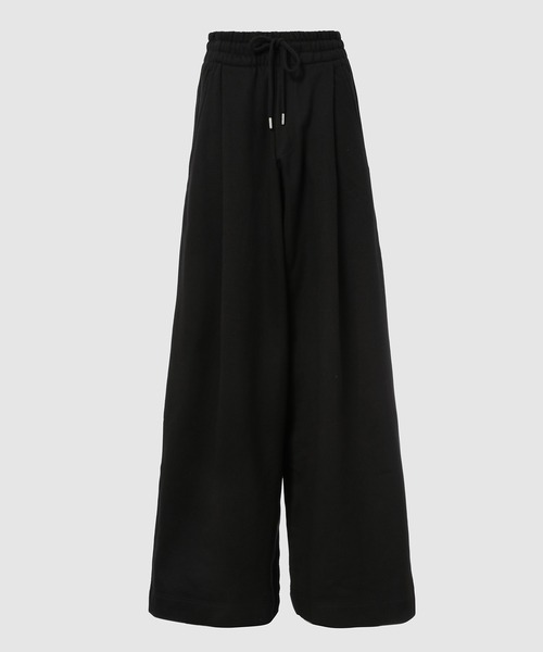DRIES VAN NOTEN(ドリスヴァンノッテン)の「HADIUM 2611 W.K.PANTS(スウェットパンツ・レディース・ブラック/ダークグレー・S/XS)」の1枚目の写真