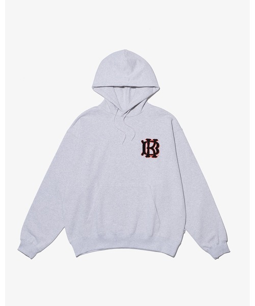 KEBOZ(ケボズ)の「CMK SWEAT HOODIE(パーカー・メンズ・グレー/ブラック/グリーン・M/L/S/2XL/XL)」の2枚目の写真