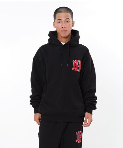 KEBOZ(ケボズ)の「CMK SWEAT HOODIE(パーカー・メンズ・グレー/ブラック/グリーン・M/L/S/2XL/XL)」の1枚目の写真