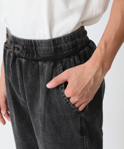 CORISCO（コリスコ）の「ピグメント加工 上下セットカットデニムジップパーカー＆イージーパンツ CORISCO（パーカー・メンズ・ブラック/インディゴブルー・M/L/LL）」の13枚目の写真