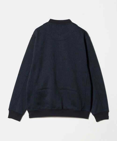 A DAY IN THE LIFE UNITED ARROWS(アデイインザライフユナイテッドアローズ)の「ニット フリース ヘリンボーンプリント MA-1<A DAY IN THE LIFE>(MA-1・メンズ・ネイビー/オリーブ/グレー系・M/L)」の10枚目の写真