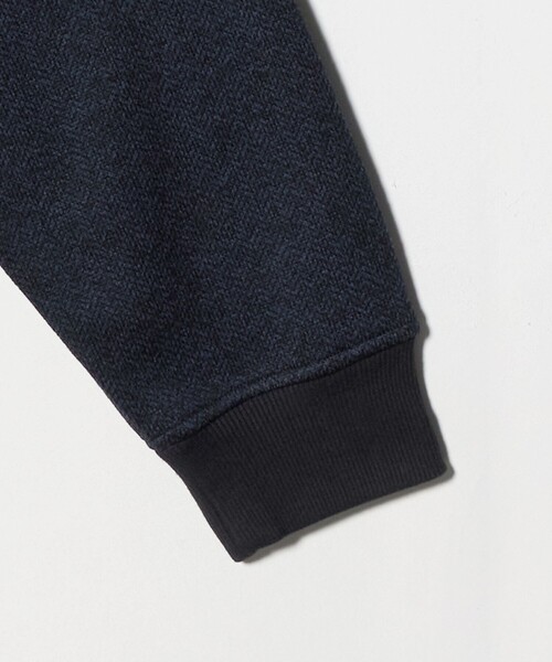 A DAY IN THE LIFE UNITED ARROWS(アデイインザライフユナイテッドアローズ)の「ニット フリース ヘリンボーンプリント MA-1<A DAY IN THE LIFE>(MA-1・メンズ・ネイビー/オリーブ/グレー系・M/L)」の12枚目の写真