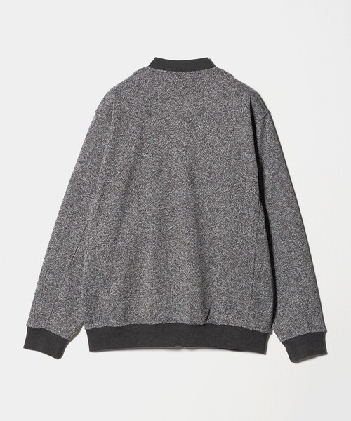 A DAY IN THE LIFE UNITED ARROWS(アデイインザライフユナイテッドアローズ)の「ニット フリース ヘリンボーンプリント MA-1<A DAY IN THE LIFE>(MA-1・メンズ・ネイビー/オリーブ/グレー系・M/L)」の16枚目の写真