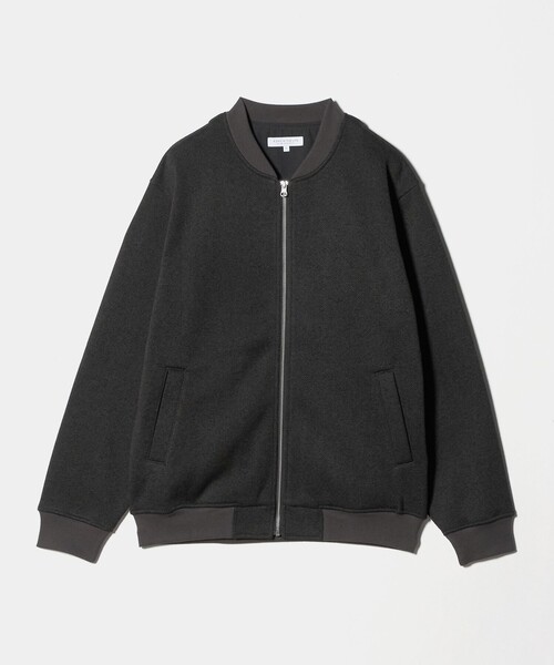 A DAY IN THE LIFE UNITED ARROWS(アデイインザライフユナイテッドアローズ)の「ニット フリース ヘリンボーンプリント MA-1<A DAY IN THE LIFE>(MA-1・メンズ・ネイビー/オリーブ/グレー系・M/L)」の20枚目の写真