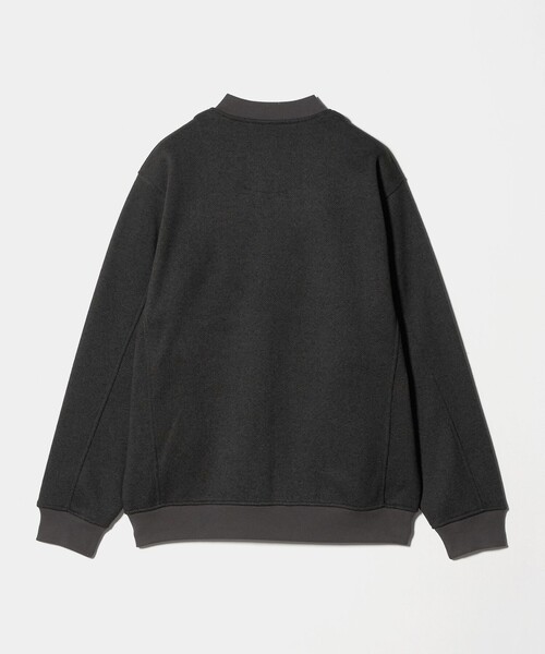 A DAY IN THE LIFE UNITED ARROWS(アデイインザライフユナイテッドアローズ)の「ニット フリース ヘリンボーンプリント MA-1<A DAY IN THE LIFE>(MA-1・メンズ・ネイビー/オリーブ/グレー系・M/L)」の21枚目の写真