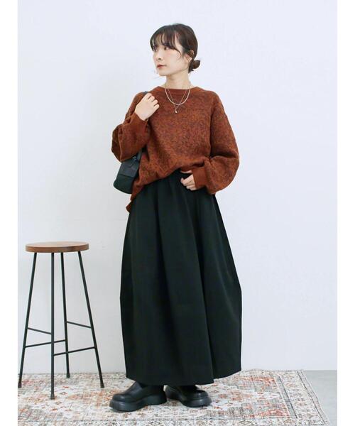 Samansa Mos2 blue(サマンサモスモスブルー)の「サイドゴアブーツ(ブーツ・レディース・ブラック/ダークブラウン・M/L)」の8枚目の写真