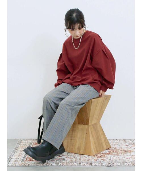 Samansa Mos2 blue(サマンサモスモスブルー)の「サイドゴアブーツ(ブーツ・レディース・ブラック/ダークブラウン・M/L)」の14枚目の写真