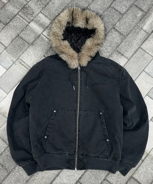 2WAY FAKEFUR HOOD ZIP BLOUSON／2WAYフェイクファーフードジップ