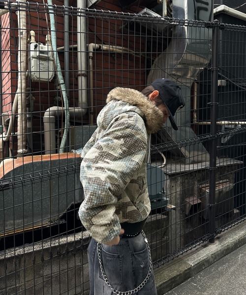 2WAY FAKEFUR HOOD ZIP BLOUSON／2WAYフェイクファーフードジップ