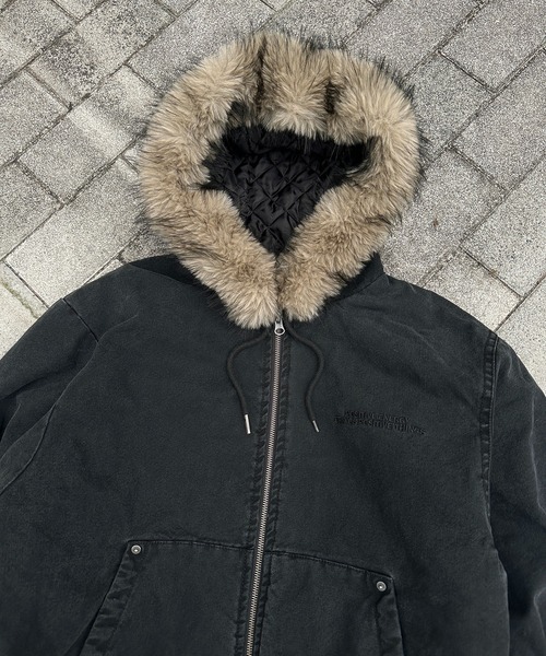2WAY FAKEFUR HOOD ZIP BLOUSON／2WAYフェイクファーフードジップ