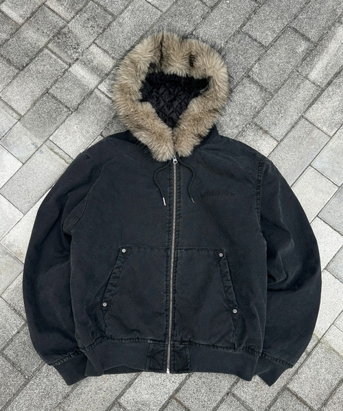 2WAY FAKEFUR HOOD ZIP BLOUSON／2WAYフェイクファーフードジップ