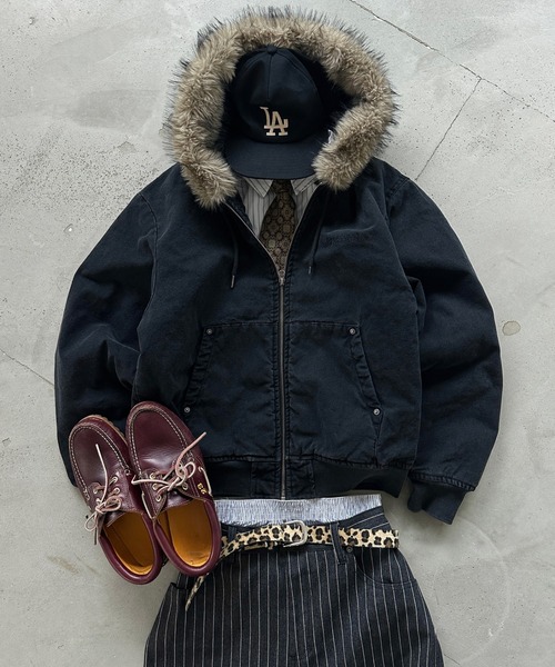 2WAY FAKEFUR HOOD ZIP BLOUSON／2WAYフェイクファーフードジップ