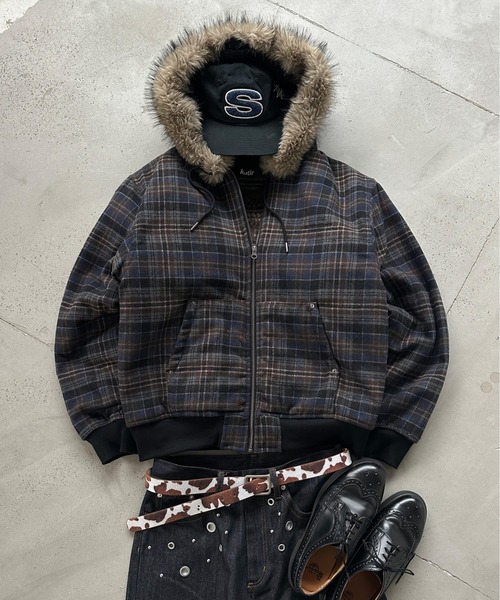 2WAY FAKEFUR HOOD ZIP BLOUSON／2WAYフェイクファーフードジップ