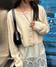 mystic | スクエアネック ニットカーディガン(カーディガン/ボレロ)