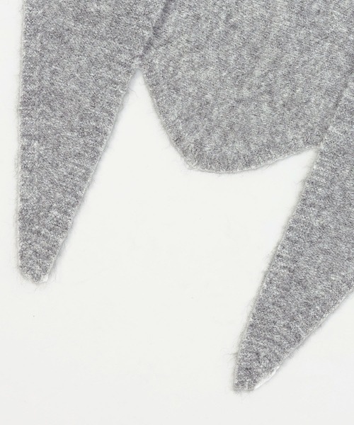 LAKOLE（ラコレ）の「サンカクストール / 589039（マフラー・レディース・オフホワイト/グレー・FREE）」の3枚目の写真