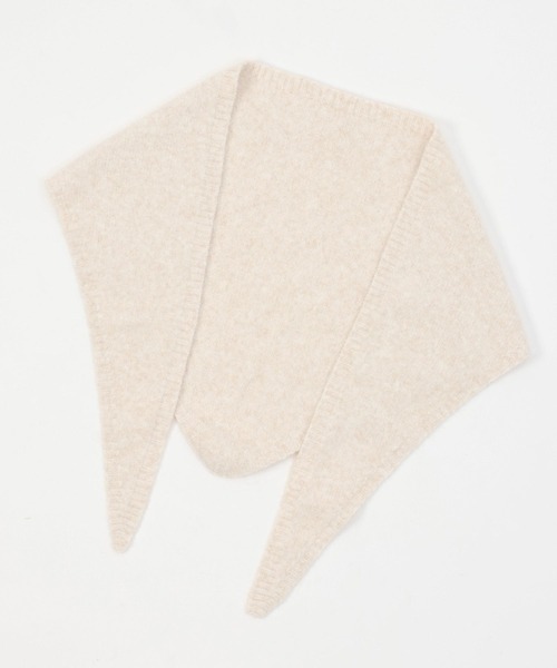 LAKOLE（ラコレ）の「サンカクストール / 589039（マフラー・レディース・オフホワイト/グレー・FREE）」の15枚目の写真