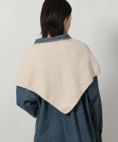 LAKOLE（ラコレ）の「サンカクストール / 589039（マフラー・レディース・オフホワイト/グレー・FREE）」の14枚目の写真